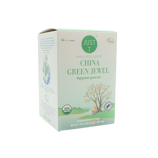 Just T China Green Jewel Green Tea - Pyramid Box, 20 count -- 6 per case