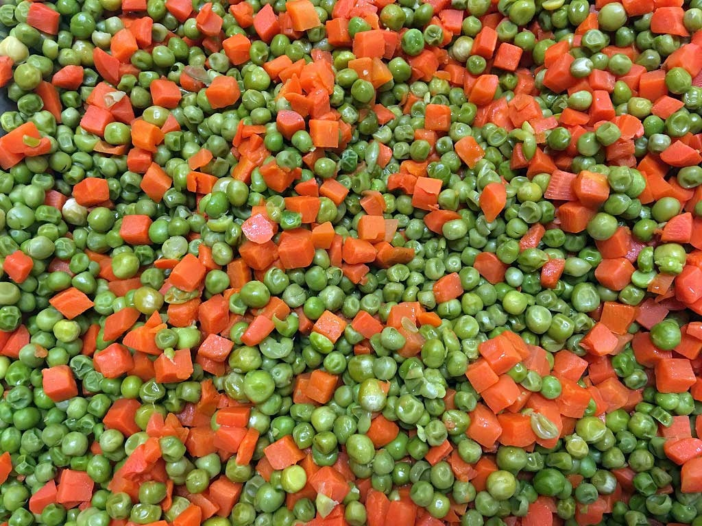 Commodity Vegetables AC Peas and Carrot, 2 Pound -- 12 per case.