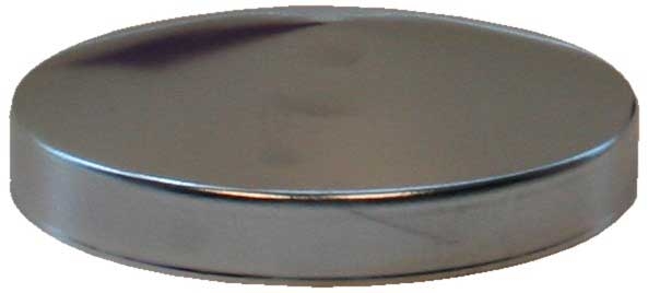 San Jamar Metal Cover for Stainless Steel Pull Type Beverage Cup Dispensers.