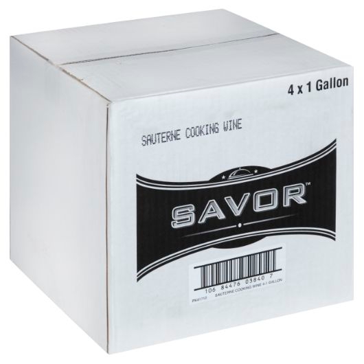 Savor Imports Sauterne Cooking Wine, 1 Gallon -- 4 per case