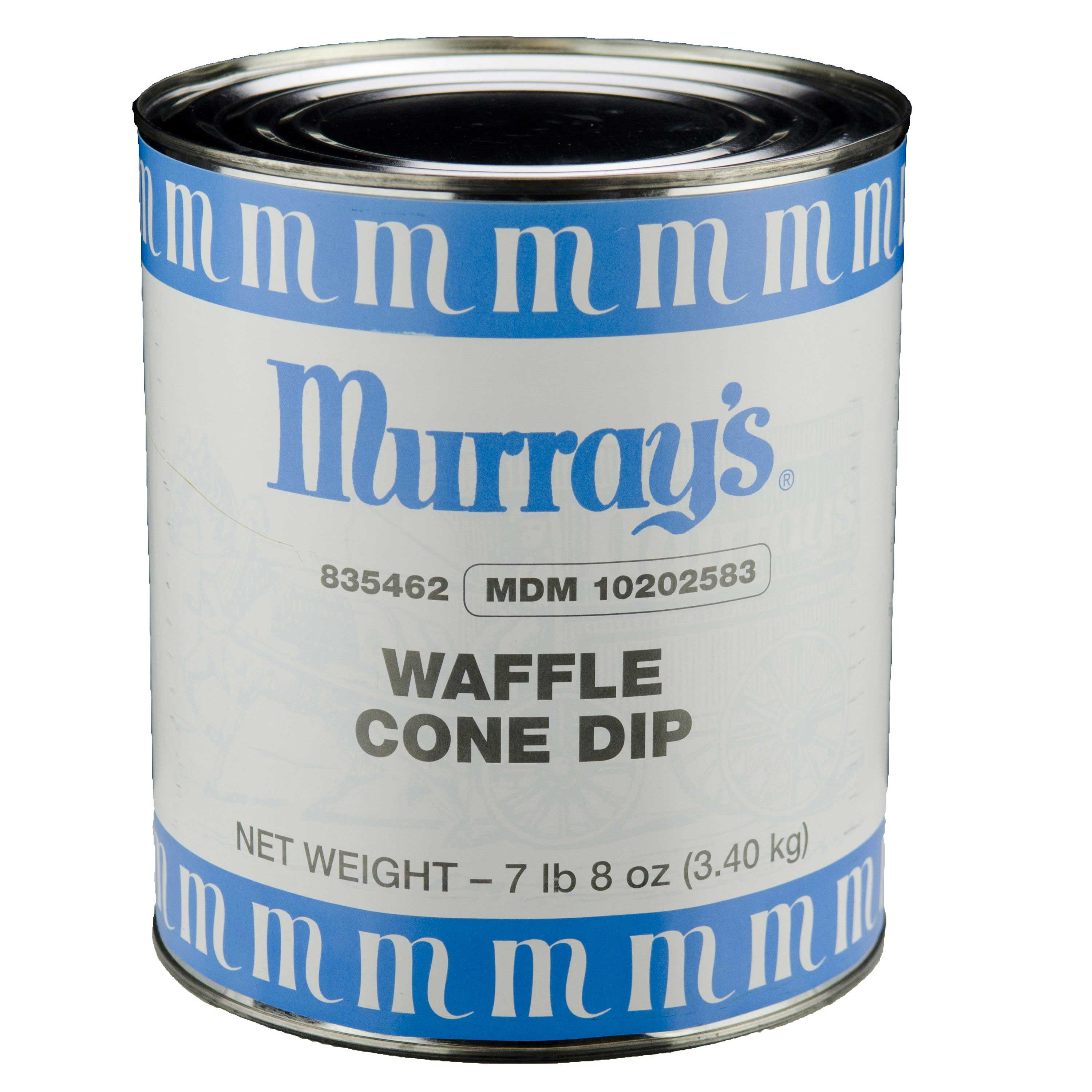 Murray Waffle Cone Dip, 7 pound 8 ounce can -- 3 per case.