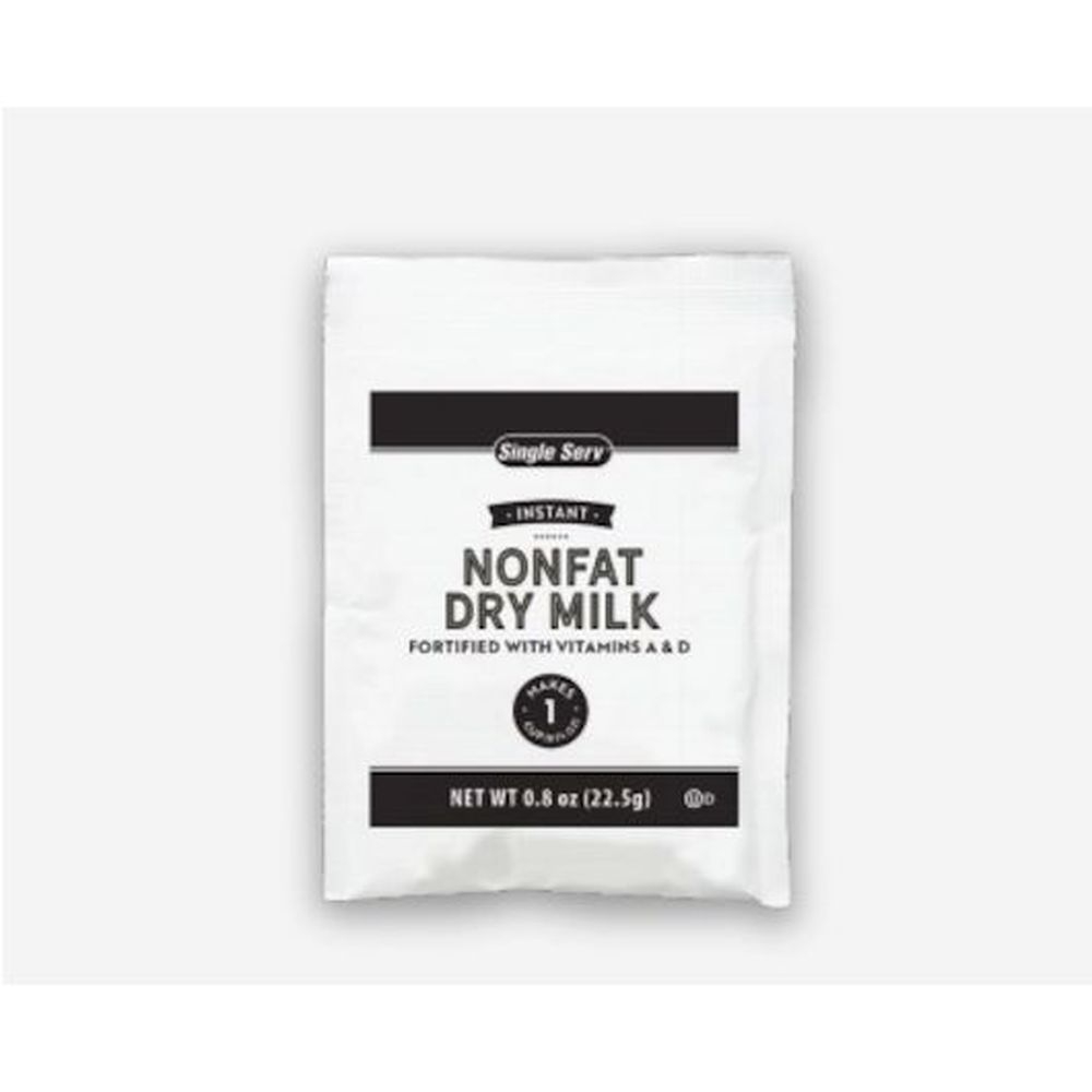 Single Serv Nonfat Dry Milk, 22.5 Gram -- 200 per case