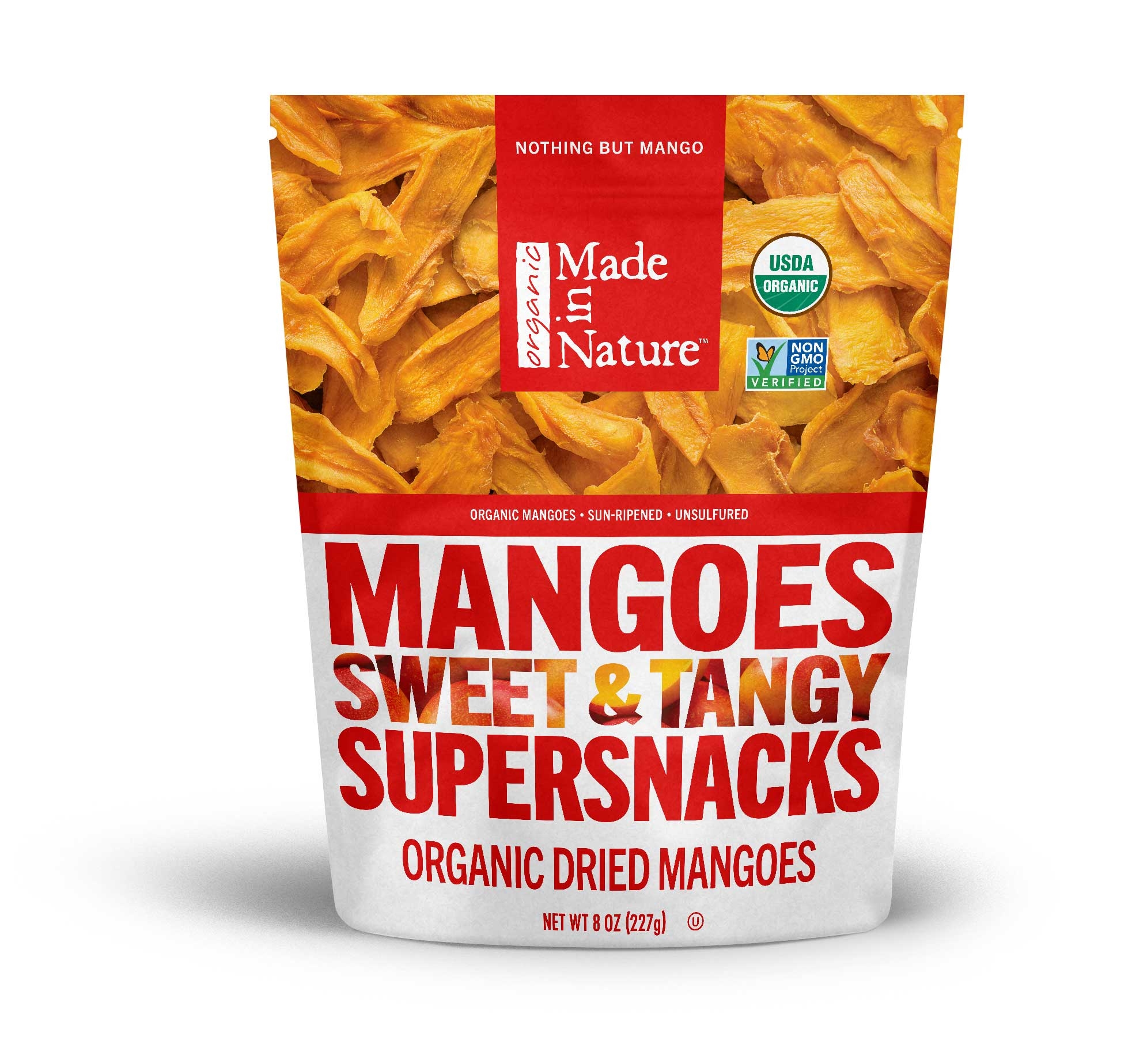 Made in Nature Organic Mango Dried Fruit -- 6 per case.
