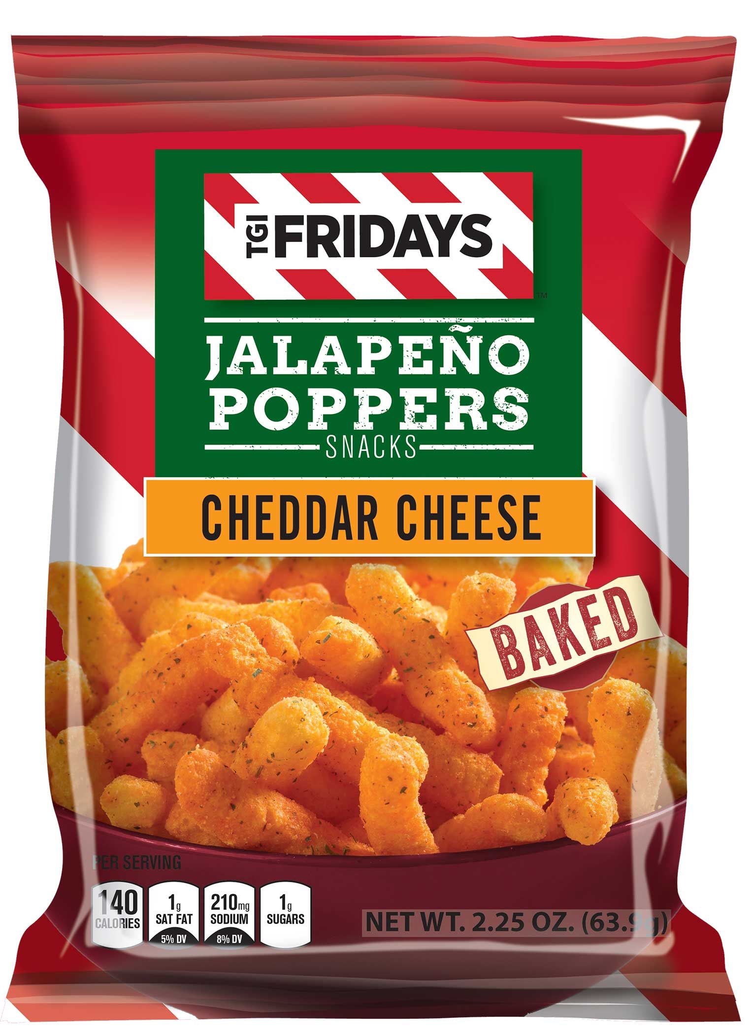 TGI Fridays Jalapeno Popper Sticks, 2.25 Ounce -- 6 per case.