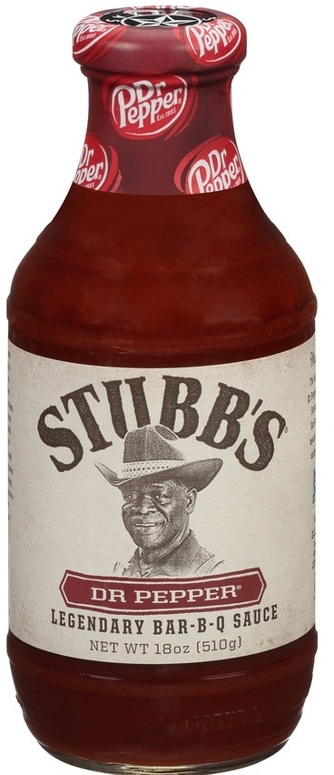 Stubbs Dr Pepper BBQ Sauce, 18 Ounce -- 6 per case