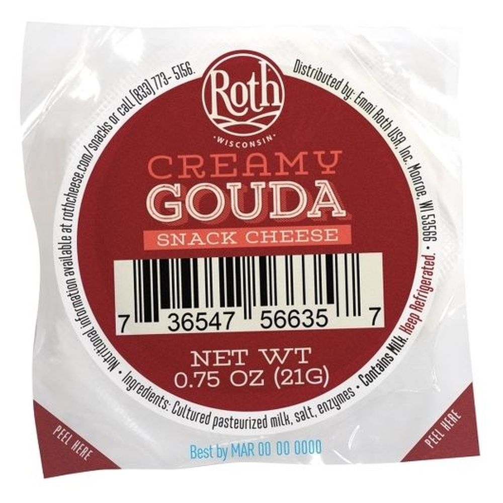 Roth Creamy Gouda Snack Cheese, 4.5 Ounce -- 12 per case