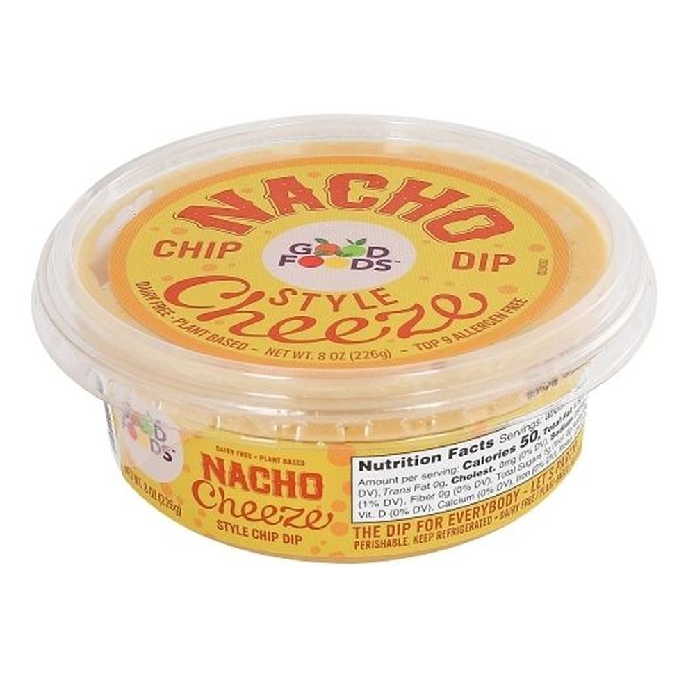 Good Foods Nacho Cheeze Style Chip Dip, 8 Ounce -- 8 per case
