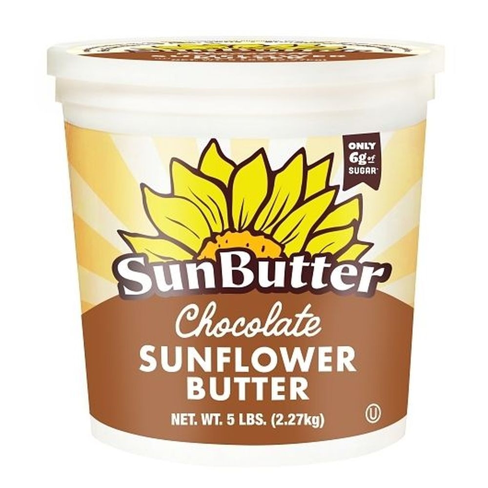 Sunbutter Chocolate Sunflower Butter, 5 Pound -- 2 per case