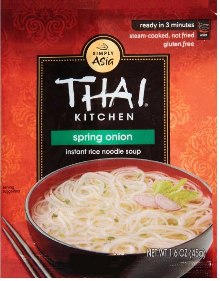 Thai Kitchen Spring Onion Instant Rice Noodle Soup, 1.6 Ounce - 12 count per pack -- 6 packs per case