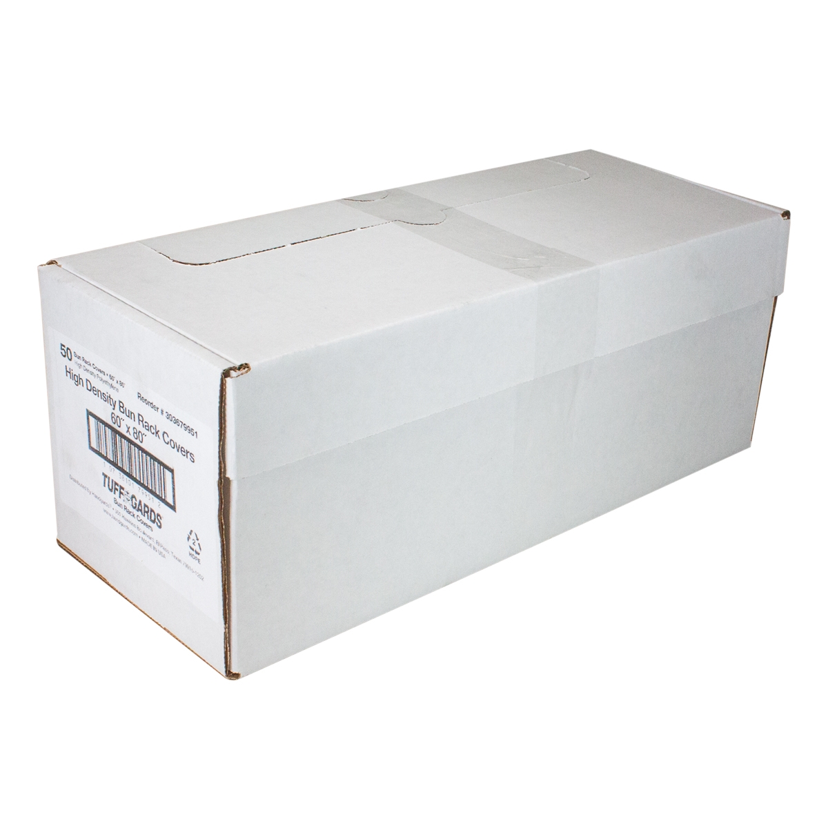 Handgards High Density Star Seal Bun Pan Rack Cover, 60 x 80 inch -- 50 per case.