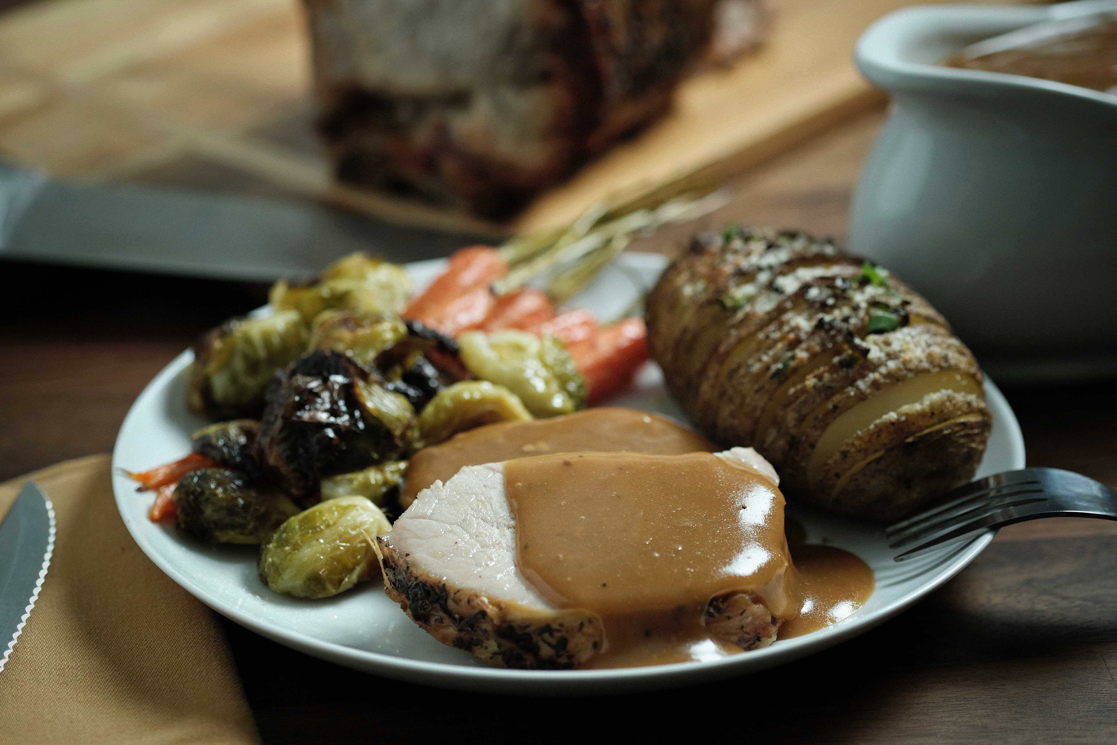 Vanee Roasted Pork Gravy, 50 Ounce -- 12 Case