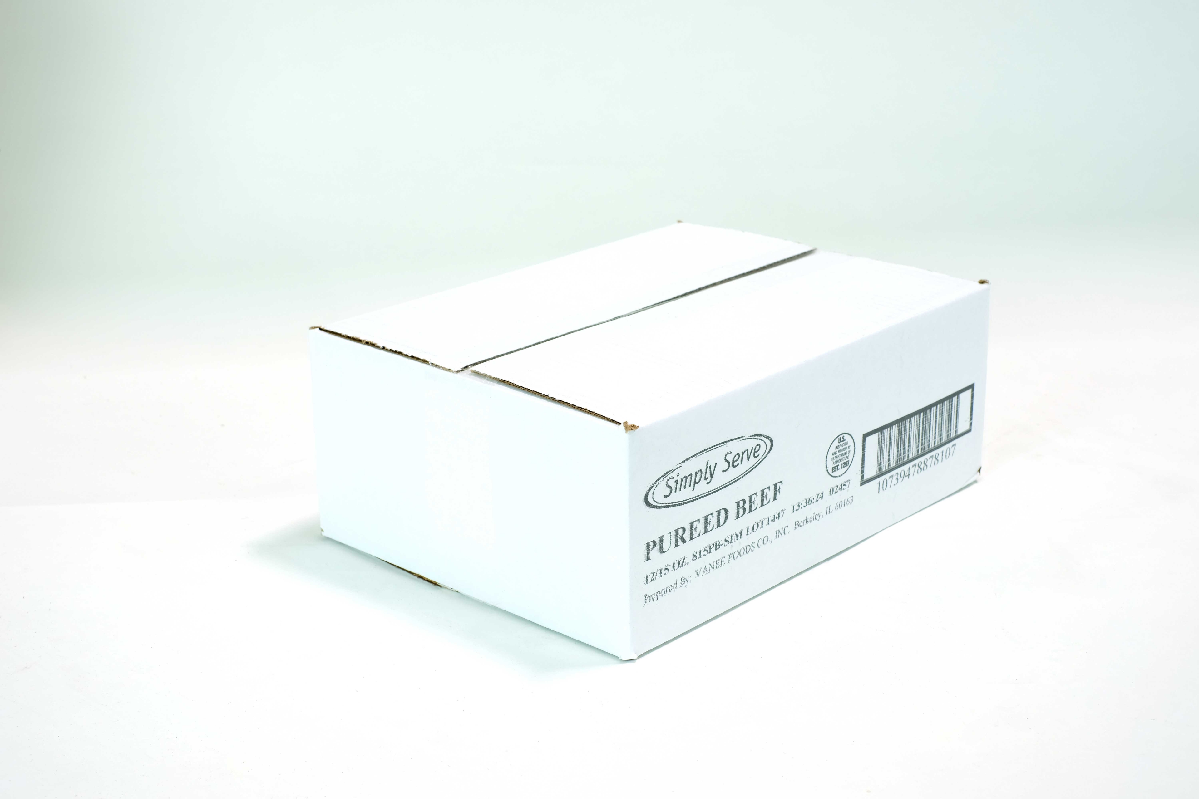 Vanee Foods Simply Serve Beef Puree,15 Ounce -- 12 per case.