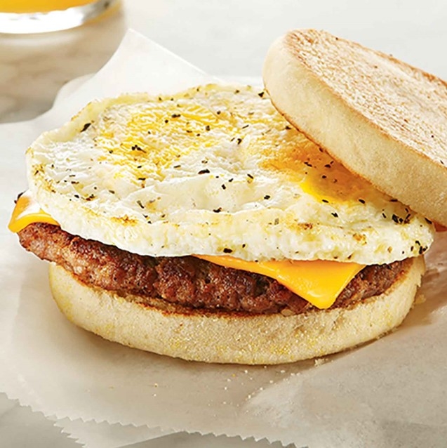 Papettis Table Ready Home Style Fried Egg Patty with Cracked Black Pepper, 1.5 Ounce -- 168 per case.