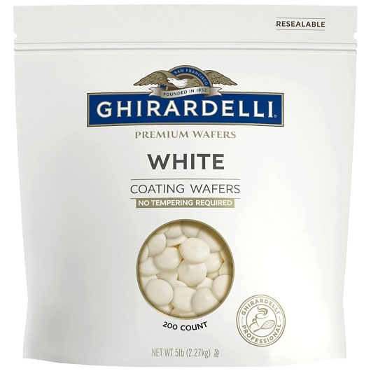 Ghirardelli White Coating Wafers, 5 Pound -- per case