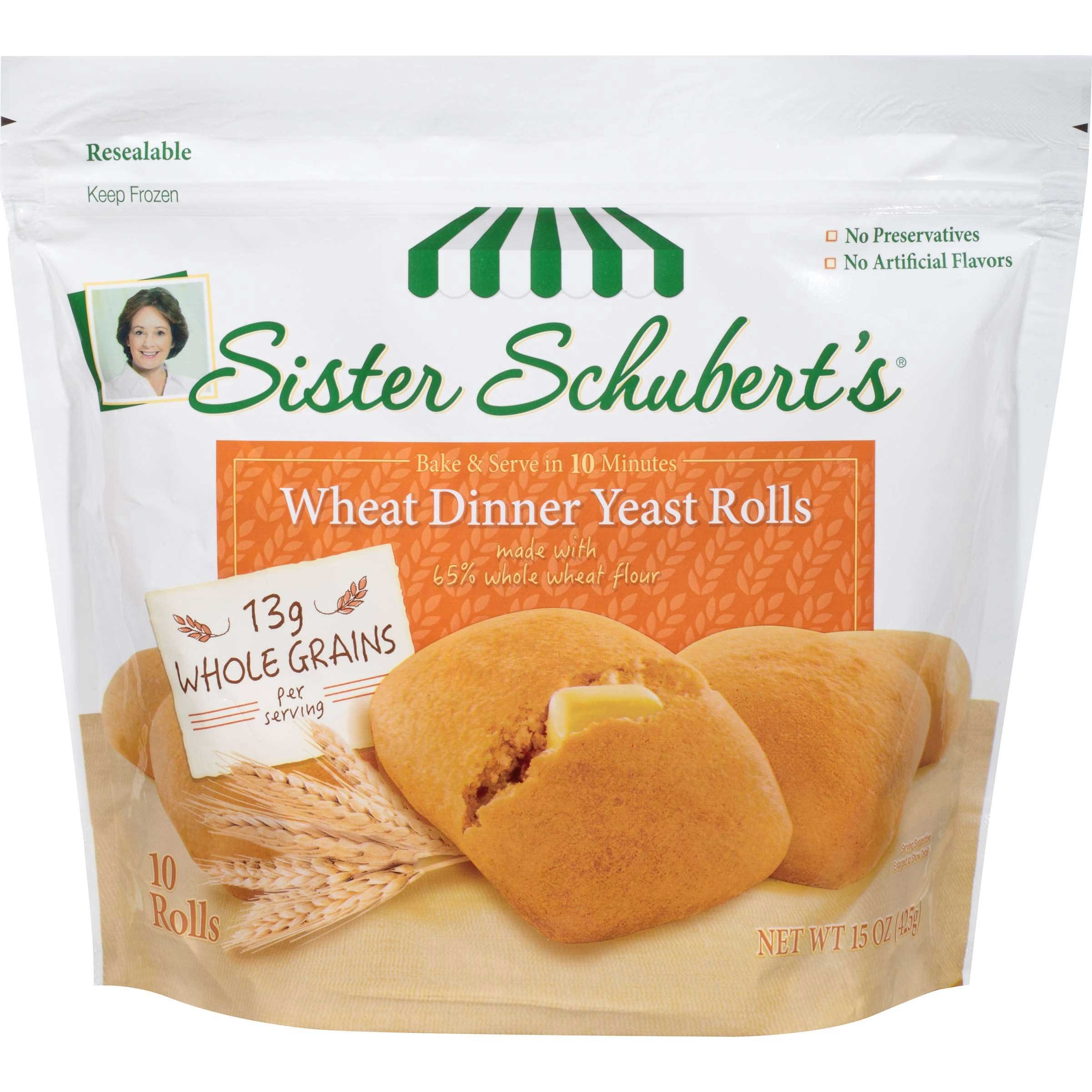 Sister Schubert Wheat Dinner Yeast Roll, 15 Ounce -- 8 per case