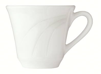 Syracuse China Elan Porcelain Tall Tea Cup, 8.5 Ounce -- 36 per case.