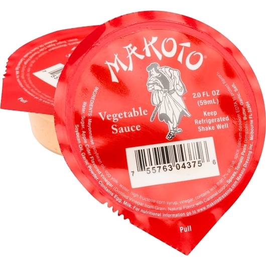Makoto Vegetable Sauce Dressing, 2 Ounce -- 36 per case