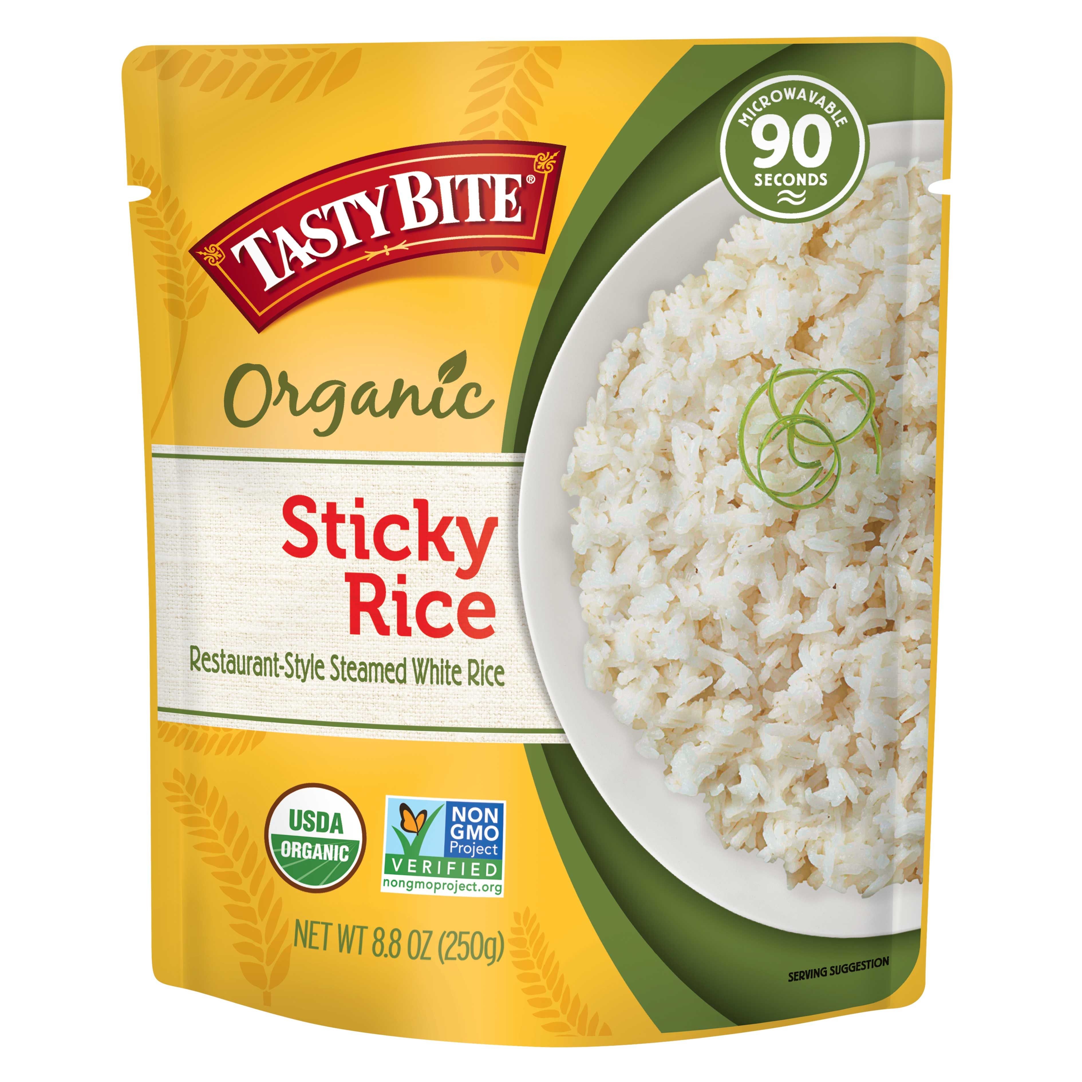 Tasty Bite Organic Sticky Rice, 8.8 Ounce -- 12 per case