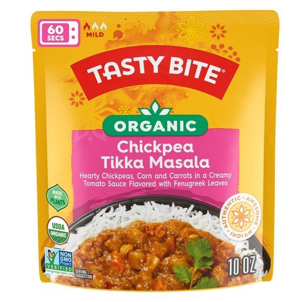 Tasty Bite Organic Chickpea Tikka Masala, 10 Ounce -- 48 per case
