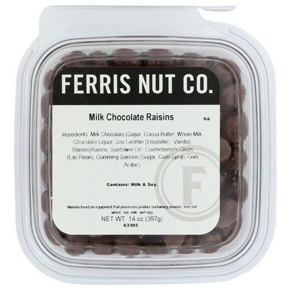 Ferris Milk Chocolate Raisins, 14 Ounce -- 12 per case