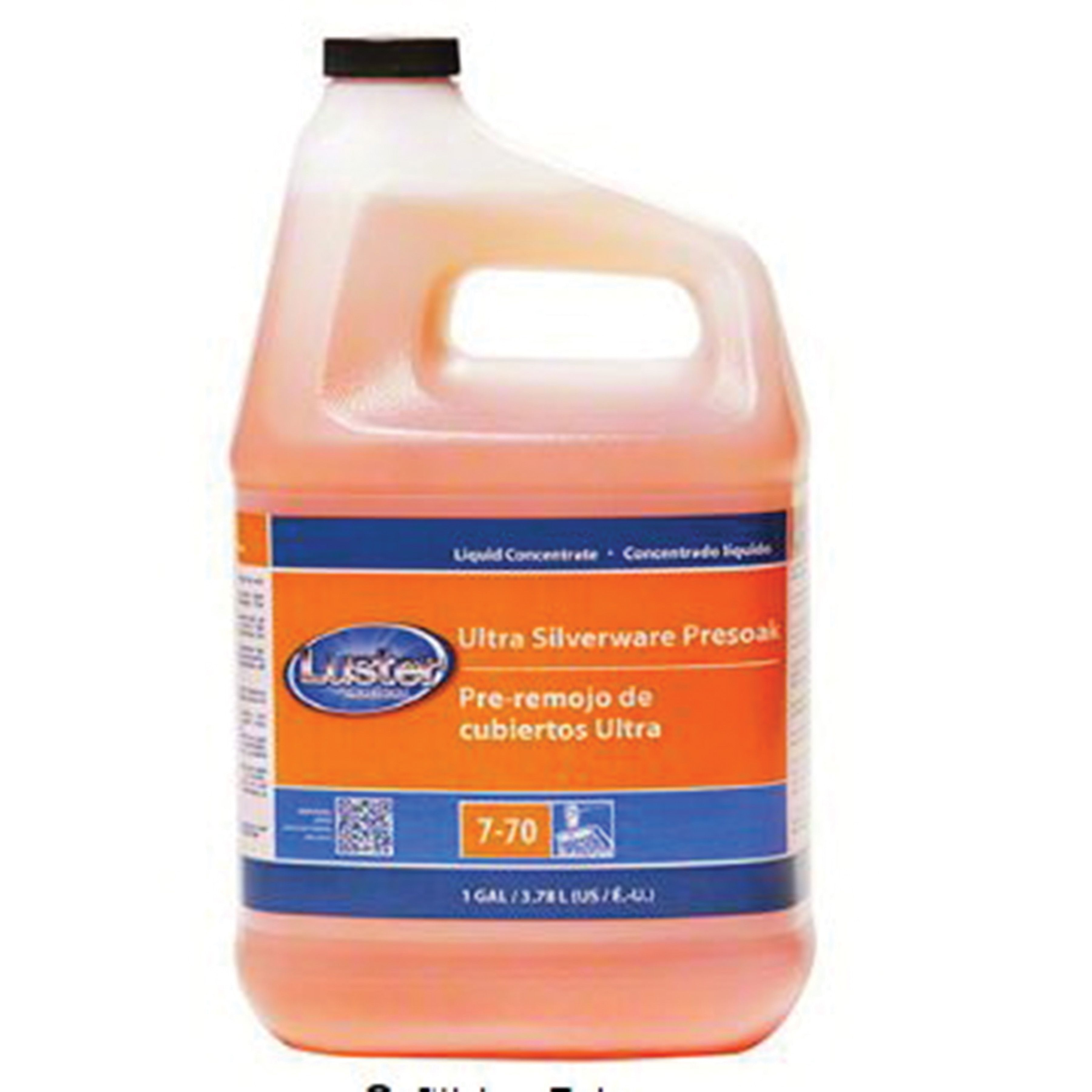P and G Luster Professional Orange Ultra Silverware Presoak Concentrate, 1 Gallon -- 2 per case