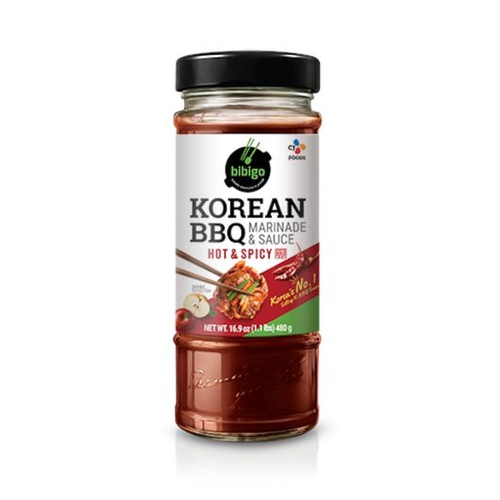 Annie Chuns Bibigo Hot and Spicy Bbq Sauce, 16.9 Ounce Jar -- 6 per case