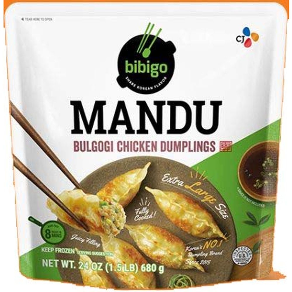 Bibigo Mandu Chicken Bulgogi Dumplings, 24 Ounce -- 9 per case