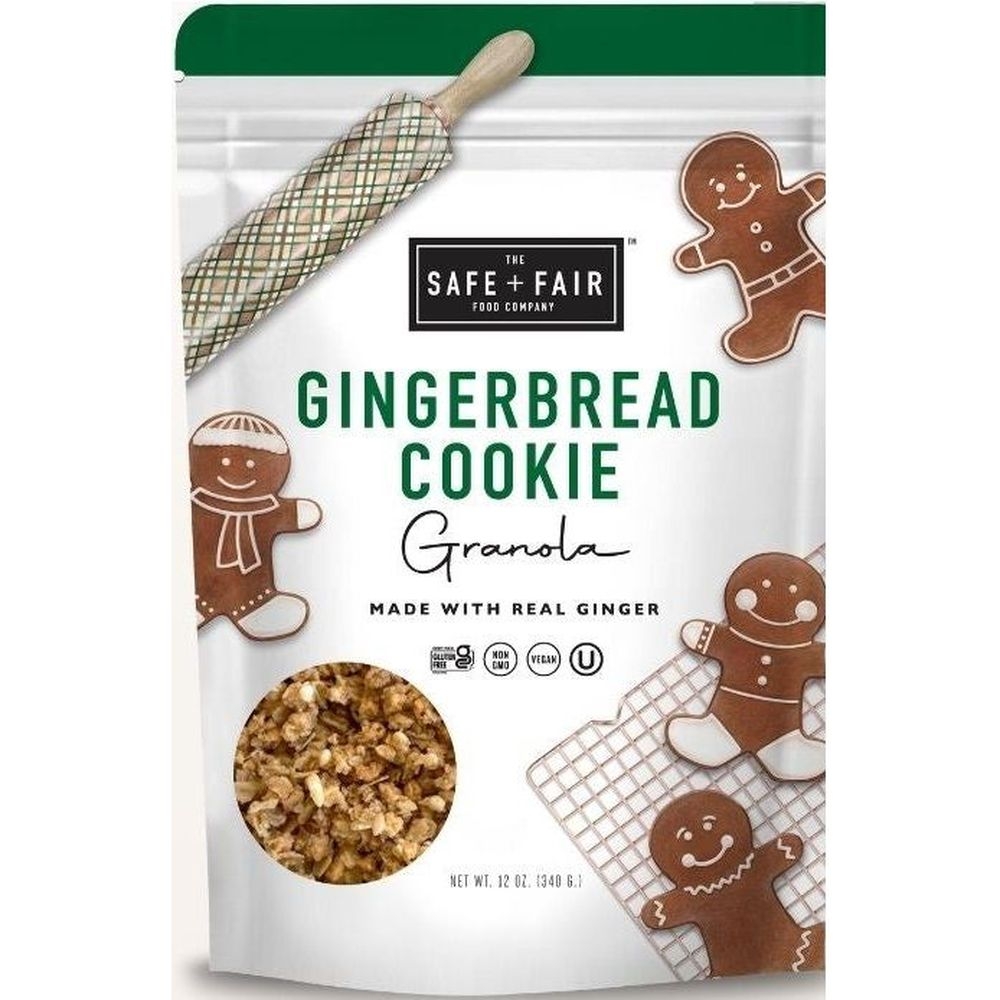 Safe + Fair Gingerbread Cookie Granola, 12 Ounce -- 6 per case