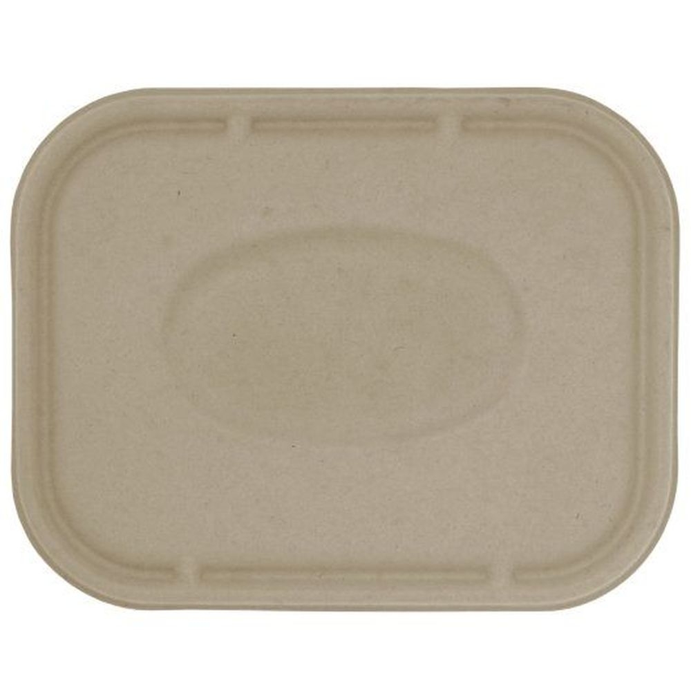 World Centric Plant Fiber Tray Lid Only, 50 count - 8 per case