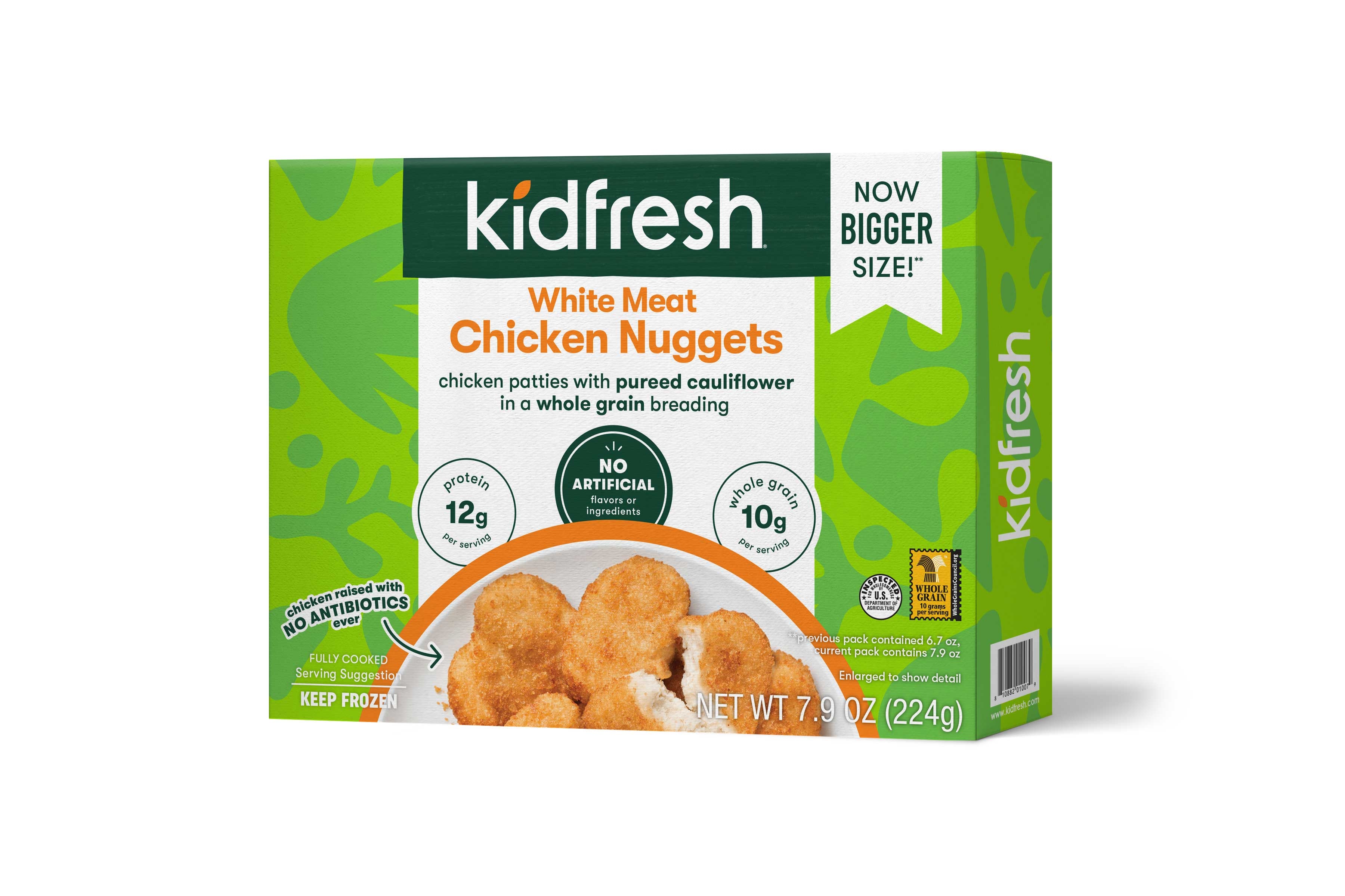 Kidfresh White Meat Chicken Nuggets, 7.9 Ounce -- 8 per case