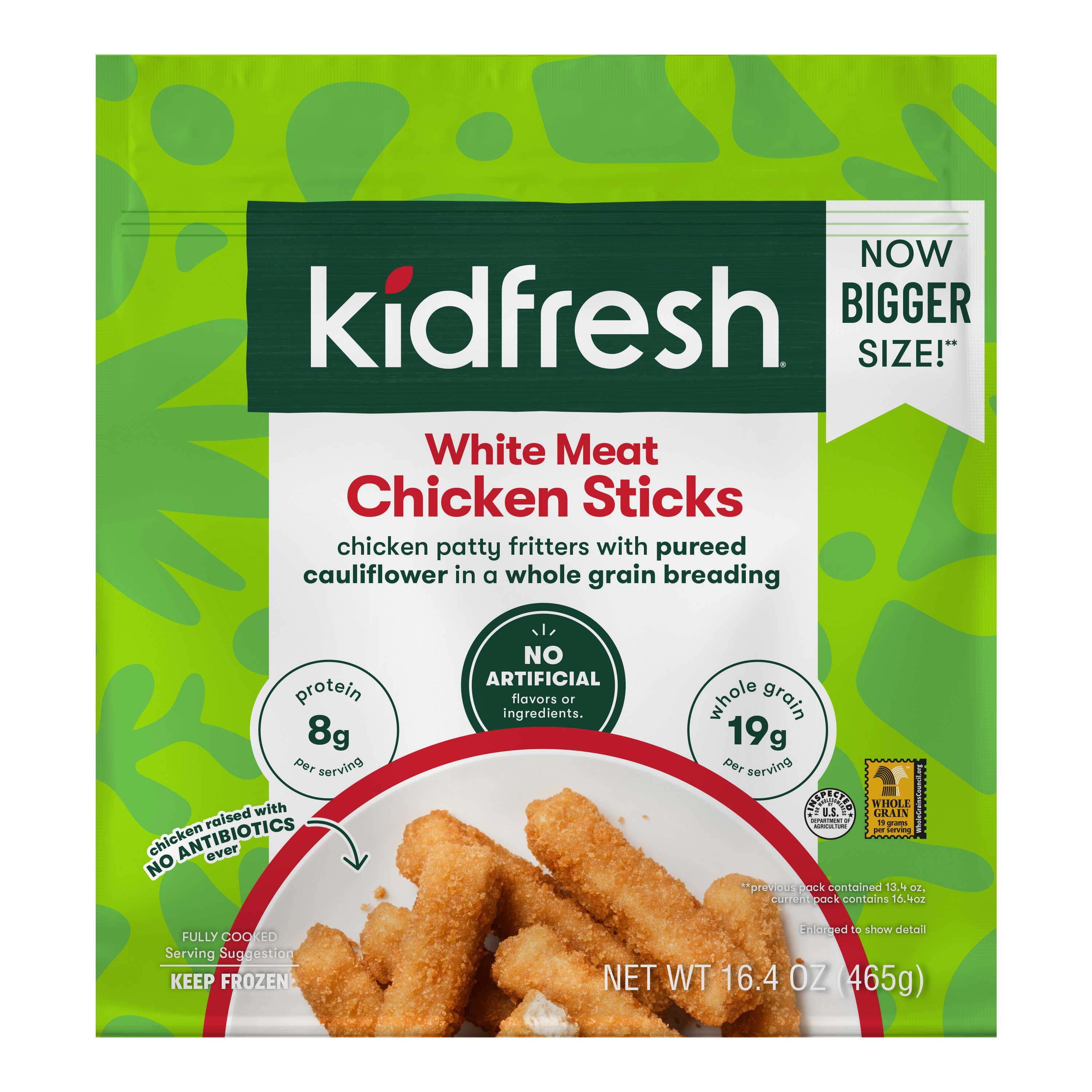 Kidfresh White Meat Chicken Sticks, 16.4 Ounce -- 6 per case