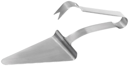 Winco Pizza Server Tong, 5-1/2 x 4-1/2 inch -- 48 per case