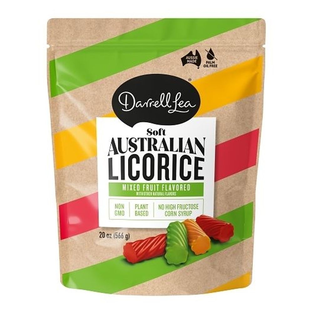Darrell Lea Mixed Flavor Soft Eating Australian Licorice, 20 Ounce -- 10 per case