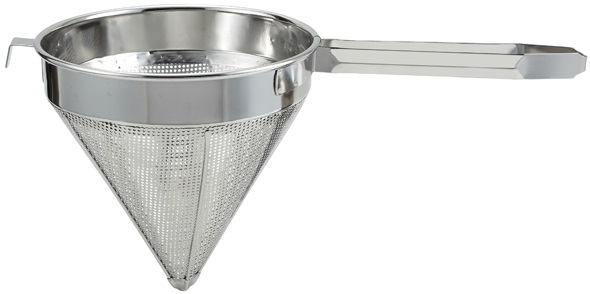 Winco Stainless Steel Coarse Mesh China Cap Strainer, 12 inch -- 12 per case
