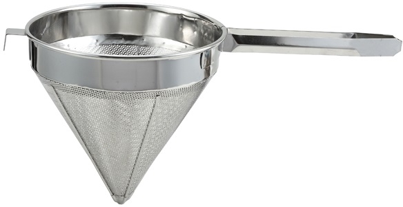 Winco Stainless Steel Fine Mesh China Cap Strainer, 12 inch -- 12 per case
