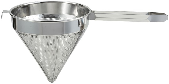 Winco Stainless Steel Coarse Mesh China Cap Strainer, 8 inch -- 12 per case