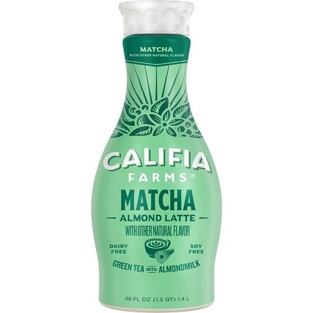 Califia Farms Matcha Almond Milk Latte, 48 Fluid Ounce -- 6 per case