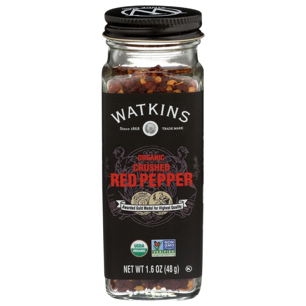 Watkins Organic Crushed Red Pepper Seasoning, 1.6 Ounce -- 6 per case
