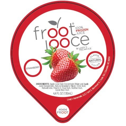 Froot Jooce Strawberry 100 Percent Fruit Juice, 4.4 Fluid Ounce Cup -- 90 per case