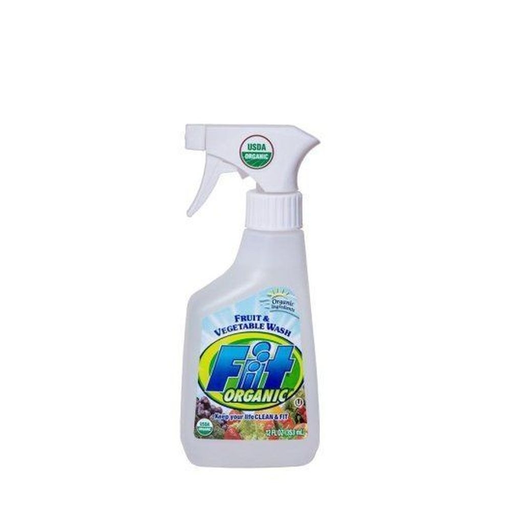 Fit Organic Fruit and Vegetable Wash, 12 Fluid Ounce Sprayer -- 12 per case