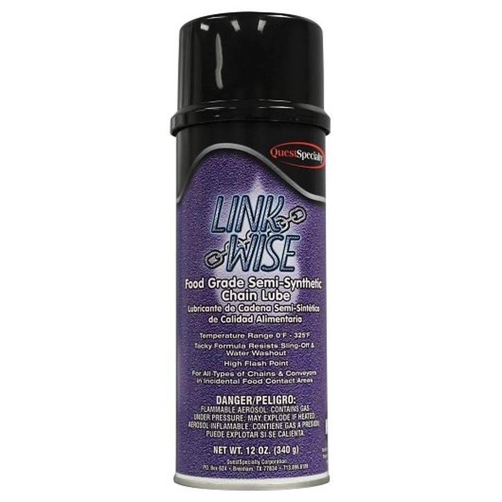 Link Wise Semi-Synthetic Food Grade Chain and Cable Lubricant, 12 Ounce - 12 per case