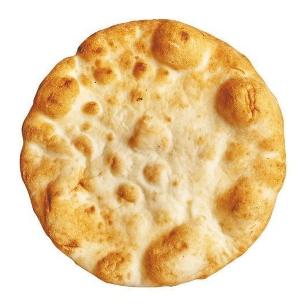 Oggi Gluten Free and Vegan 8 inch Neapolitan Pizza Crust, 16 per case.