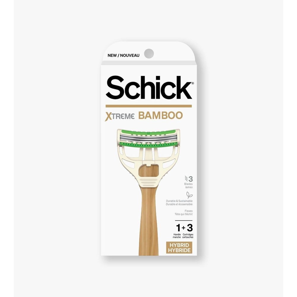 Schick Xtreme Bamboo Razor, 3 count -- 12 per case