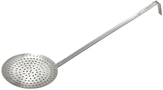 Winco Stainless Steel Skimmer, 4 1/2 inch -- 120 per case