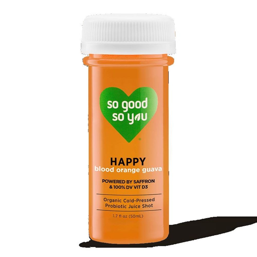 So Good So You Happy Blood Orange Guava Probiotic Shot, 1.7 Fluid Ounce -- 12 per case