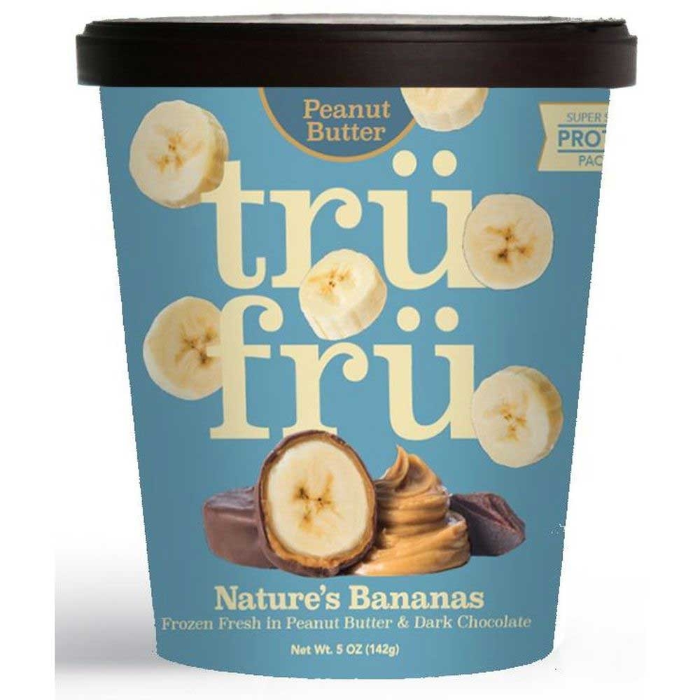 Tru Fru Hyper Chilled Natures Fresh Bananas in Peanut Butter and Dark Chocolate, 5 Ounce -- 8 per case.