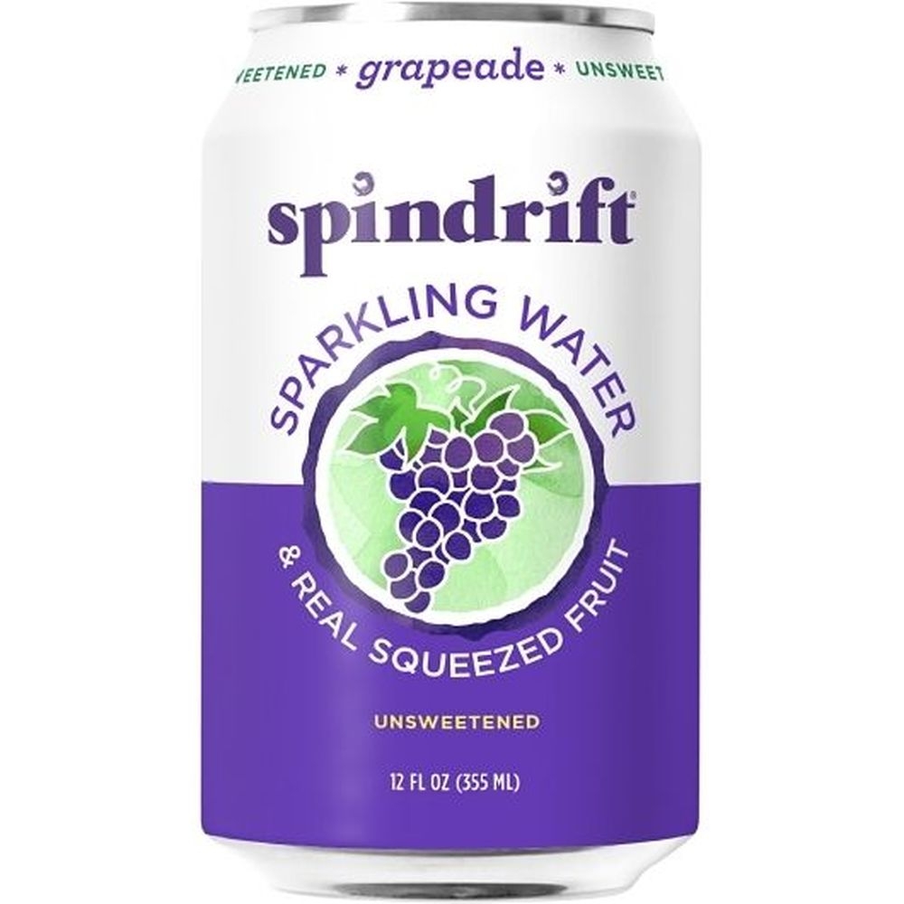 Spindrift Grapeade Sparkling Water, 12 Fluid Ounce -- 24 per case