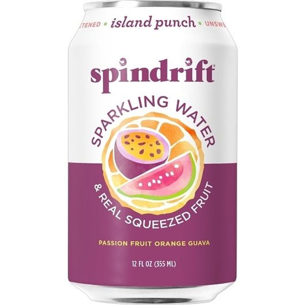 Spindrift Island Punch Sparkling Water, 12 Fluid Ounce -- 24 per case