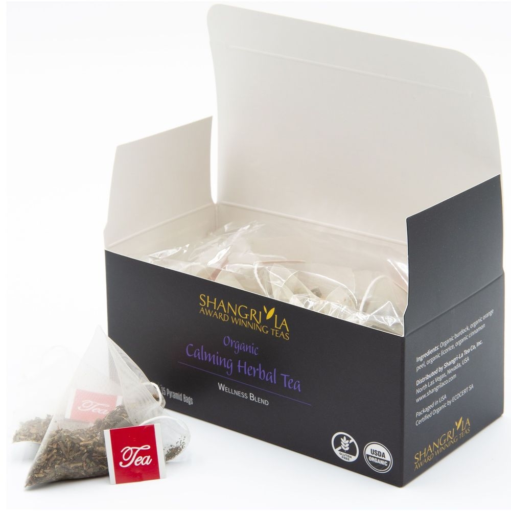 Shangri La Organic Wellness Calming Herbal Tea, 15 count -- 2 per case