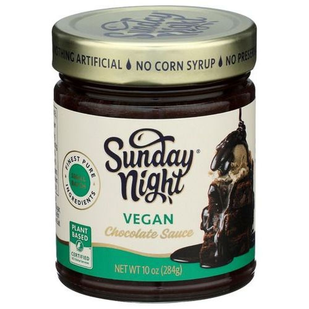 Sunday Night Signature Vegan Chocolate Sauce, 10 Ounce -- 6 per case